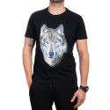 Тениска за мъже с щампа на вълк