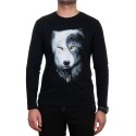 Мъжка блуза с вълк