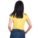 Жълта дамска тениска Foggy