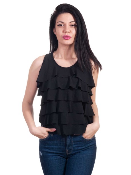 Черен дамски топ