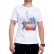 Бяла мъжка тениска с кораб 2