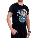 Черна мъжка тениска с моряк