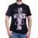 Черна мъжка тениска със щампа