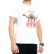 Бяла тениска за фитнес