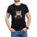 Мъжка черна тениска Gangsta Cat
