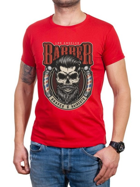 Червена тениска Barber