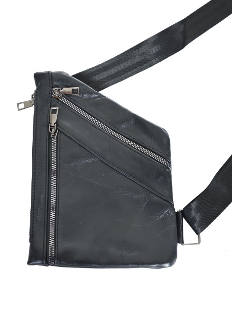 Мъжка чанта от естествена телешка кожа