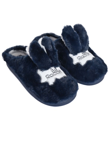 Пантофи - зайци в синьо