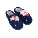 Сини коледни пантофи