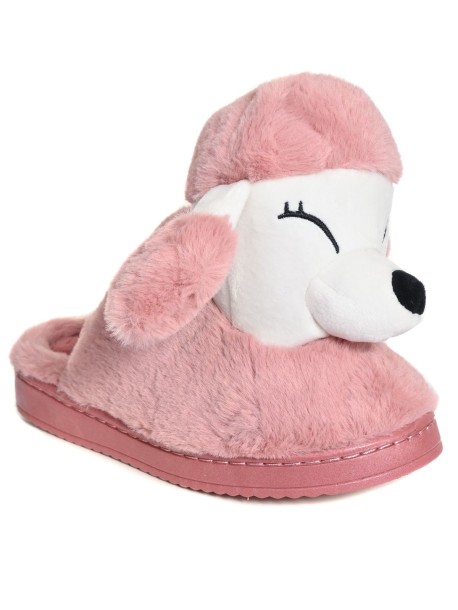 Пантофи Пудел в розово