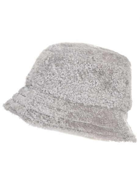 Светло сива bucket шапка