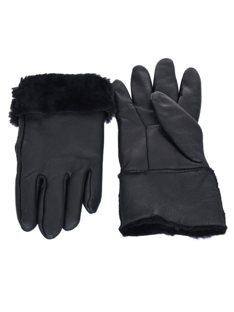 Дебели ръкавици с каракул