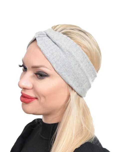 Светло сива лента за глава
