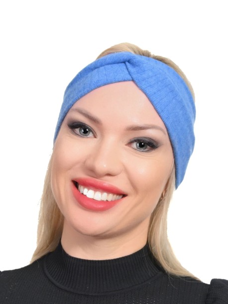Светло синя лента за глава