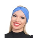 Светло синя лента за глава