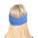 Светло синя лента за глава