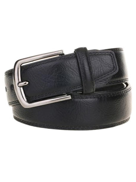 Елегантен мъжки колан - черен