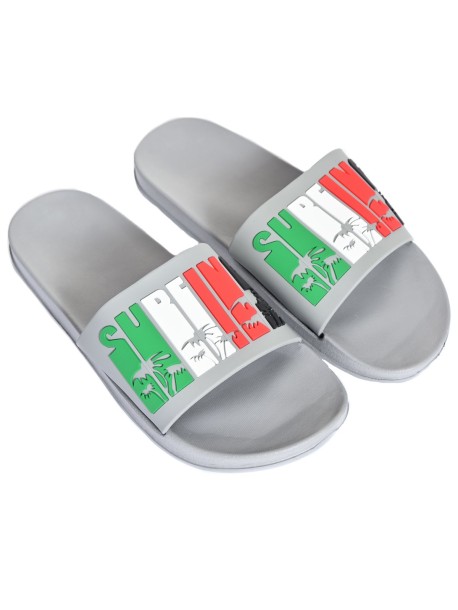 Мъжки чехли за плаж - сиви