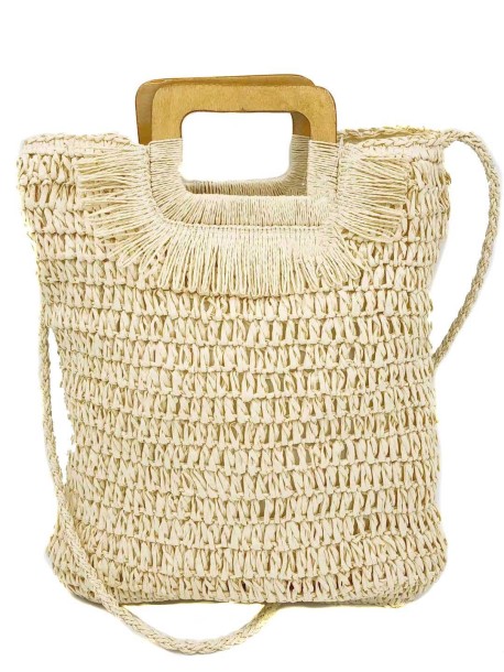 Голяма сламена чанта