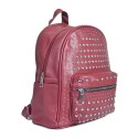 Дамска раница с капси - бордо