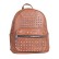 Дамска раница с капси - светло кафява
