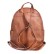 Дамска раница с капси - светло кафява
