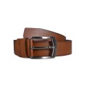 Колан от естествена кожа - светло кафяв