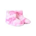 Пухкави домашни ботушки в розово