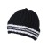 Черна плетена шапка