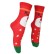 Дамски червени коледни чорапки