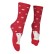 Червени чорапи за Коледа с мечки