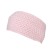 Плетена лента за глава - светло розова