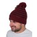 Червена зимна шапка за мъже