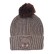 Детска шапка с мече - кафява