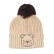 Детска шапка с мече - бежова 1
