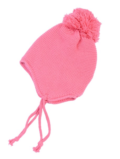 Розова зимна шапка за деца