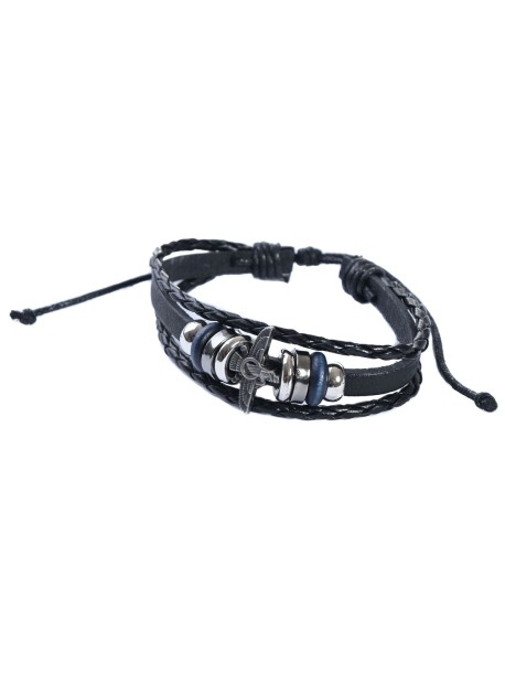 Кожена гривна с орел