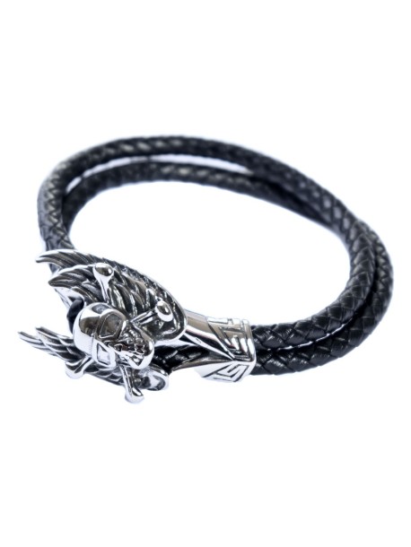 Мъжка гривна с череп