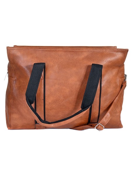 Кафяв мъжки сак за пътуване