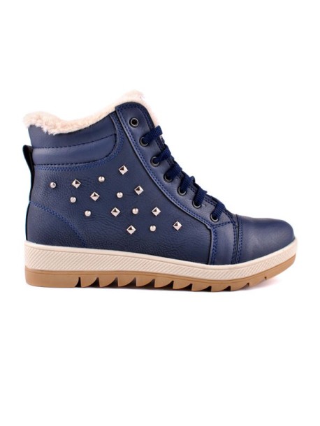 Дамски боти Ори синьо