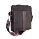 Тъмно кафява ежеднедна мъжка чанта