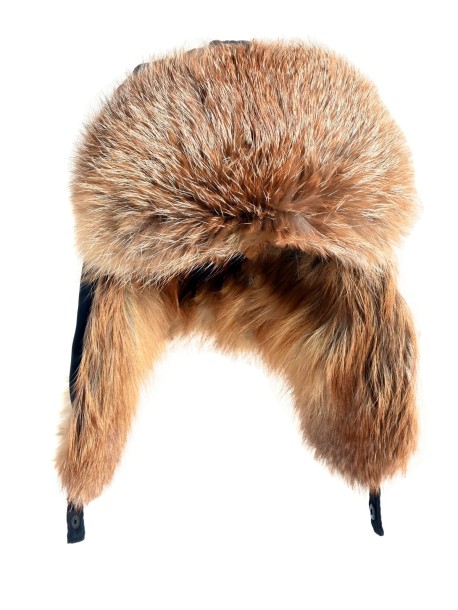 Ушанка с естествен косъм