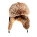 Ушанка с естествен косъм