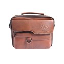 Мъжка бизнес чанта - светло кафява