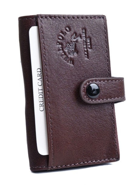 Картодържател визитник - кафяв