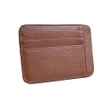 Кожен картодържател в светло кафяв цвят