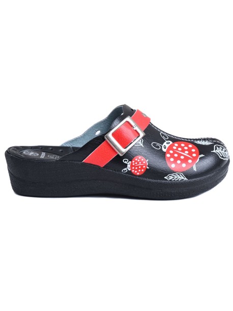 Медицинско сабо с калинки - черно