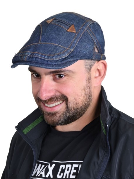 Мъжки ретро каскет - тъмно син