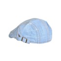 Елегантен мъжки дънков каскет - светло син