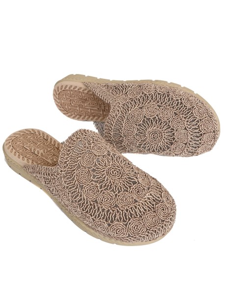 Дишащи чехли - бежови